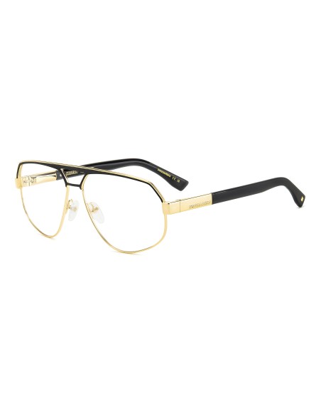 OPTICAL FRAMES DSQUARED - D2 0121 - GOLD BLACK 2 - 60