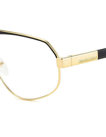 OPTICAL FRAMES DSQUARED - D2 0121 - GOLD BLACK 2 - 60