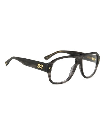 OPTICAL FRAMES DSQUARED - D2 0125 - GREY HORN - 56 2