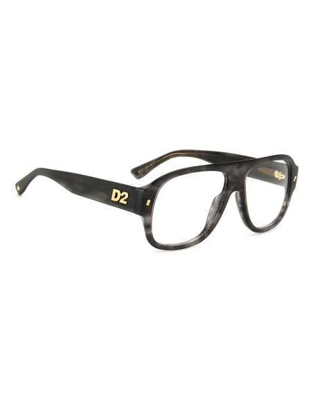 OPTICAL FRAMES DSQUARED - D2 0125 - GREY HORN - 56