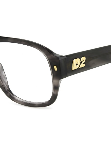 OPTICAL FRAMES DSQUARED - D2 0125 - GREY HORN - 56