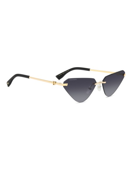 SUNGLASSES FRAMES DSQUARED - D2 0108/S - GOLD BLACK 2 - 63
