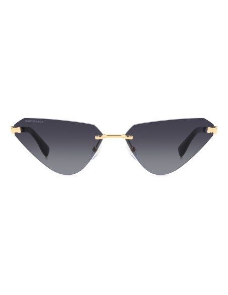 SUNGLASSES FRAMES DSQUARED - D2 0108/S - GOLD BLACK 2 - 63