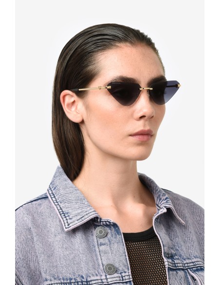 SUNGLASSES FRAMES DSQUARED - D2 0108/S - GOLD BLACK 2 - 63