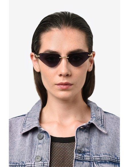 SUNGLASSES FRAMES DSQUARED - D2 0108/S - GOLD BLACK 2 - 63