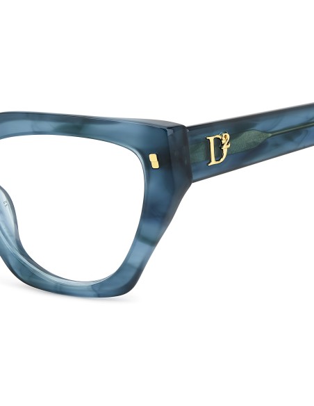 OPTICAL FRAMES DSQUARED - D2 0117 - BLUE HORN - 53