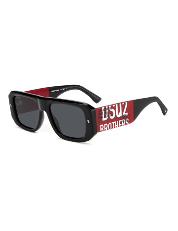 SUNGLASSES FRAMES DSQUARED - D2 0107/S - BLACK RED - 54