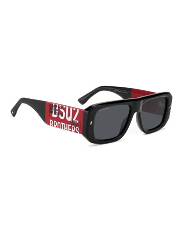 SUNGLASSES FRAMES DSQUARED - D2 0107/S - BLACK RED - 54 2