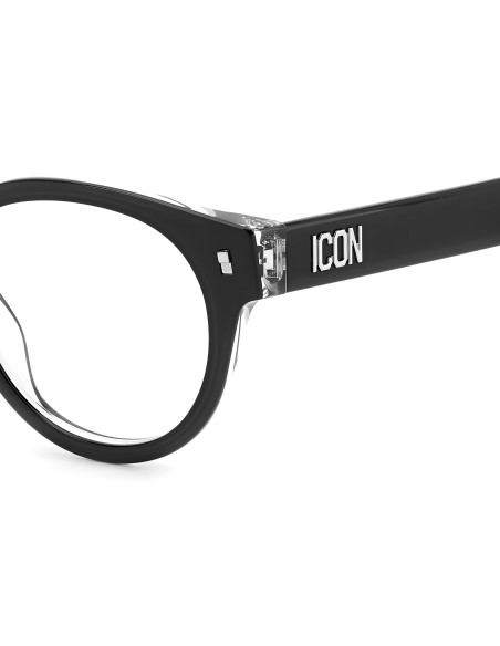 OPTICAL FRAMES DSQUARED - ICON 0014 - BLACK CRYSTAL - 49