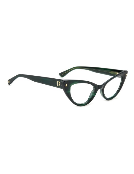 OPTICAL FRAMES DSQUARED - D2 0116 - HORN GREEN - 49