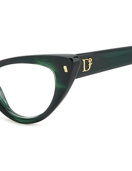 OPTICAL FRAMES DSQUARED - D2 0116 - HORN GREEN - 49