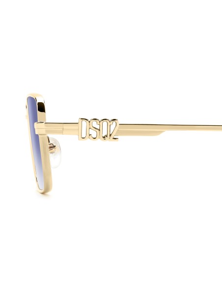SUNGLASSES FRAMES DSQUARED - D2 0104/S - GOLD BLUE - 52