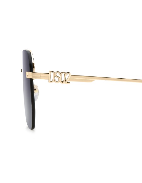 SUNGLASSES FRAMES DSQUARED - D2 0103/S - GOLD BLACK 2 - 60