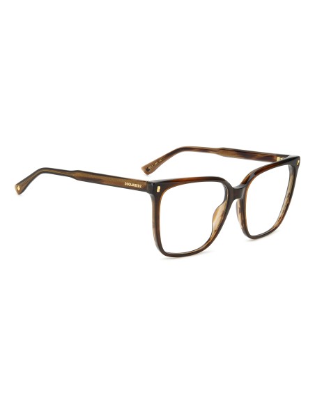 OPTICAL FRAMES DSQUARED - D2 0115 - HORN BROWN - 57