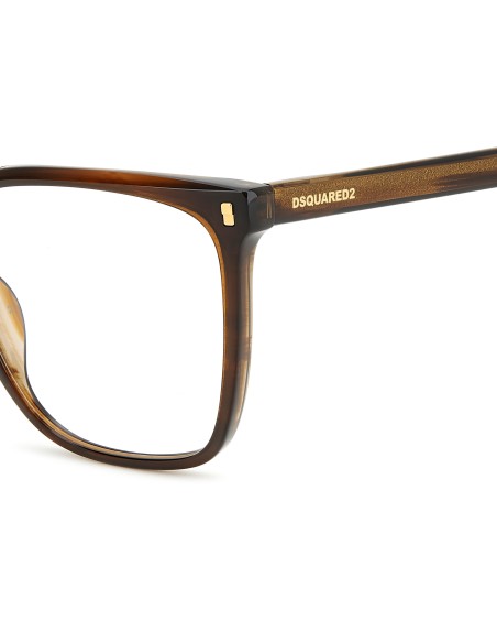 OPTICAL FRAMES DSQUARED - D2 0115 - HORN BROWN - 57