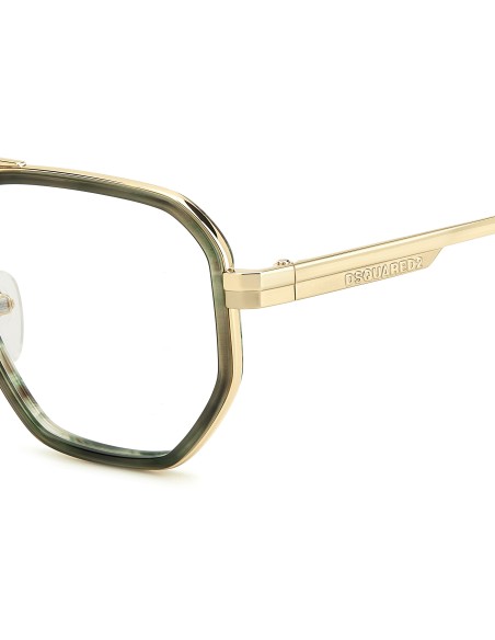 OPTICAL FRAMES DSQUARED - D2 0111 - HORN GREEN - 52