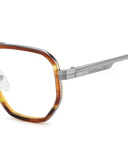 OPTICAL FRAMES DSQUARED - D2 0111 - HORN BROWN - 52