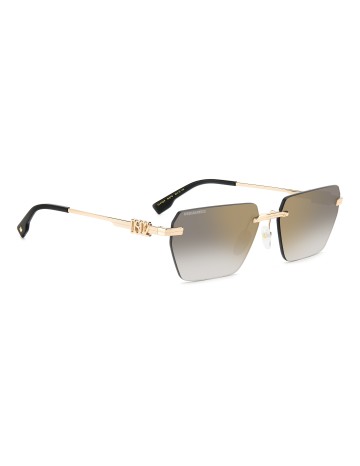 SUNGLASSES FRAMES DSQUARED - D2 0102/S - GOLD BLACK 2 - 58 2