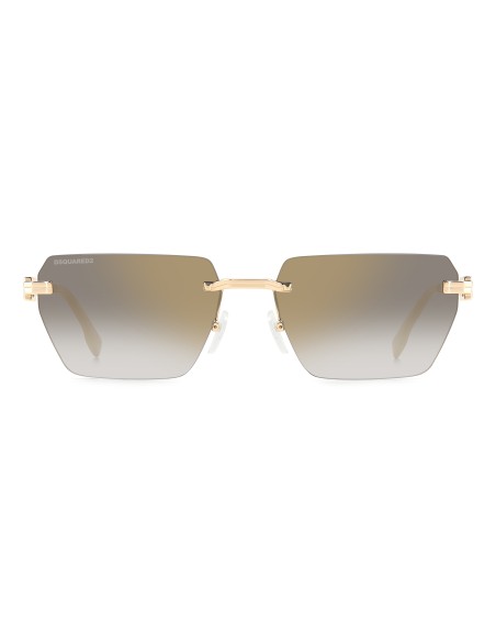 SUNGLASSES FRAMES DSQUARED - D2 0102/S - GOLD BLACK 2 - 58