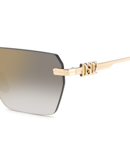 SUNGLASSES FRAMES DSQUARED - D2 0102/S - GOLD BLACK 2 - 58