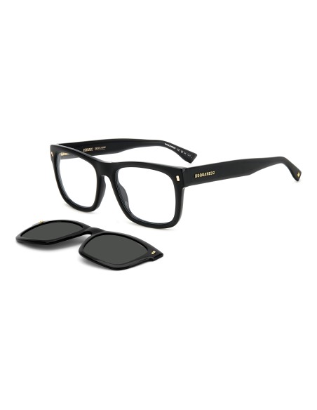 OPT + CLIP-ON DSQUARED - D2 0100/CS - BLACK - 55