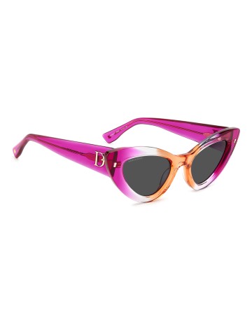 SUNGLASSES FRAMES DSQUARED - D2 0092/S - VIOLET ORANGE - 51 2