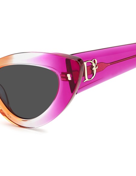 SUNGLASSES FRAMES DSQUARED - D2 0092/S - VIOLET ORANGE - 51