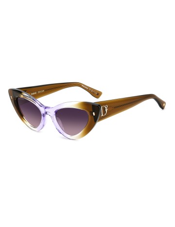 SUNGLASSES FRAMES DSQUARED - D2 0092/S - BROWN LILAC - 51