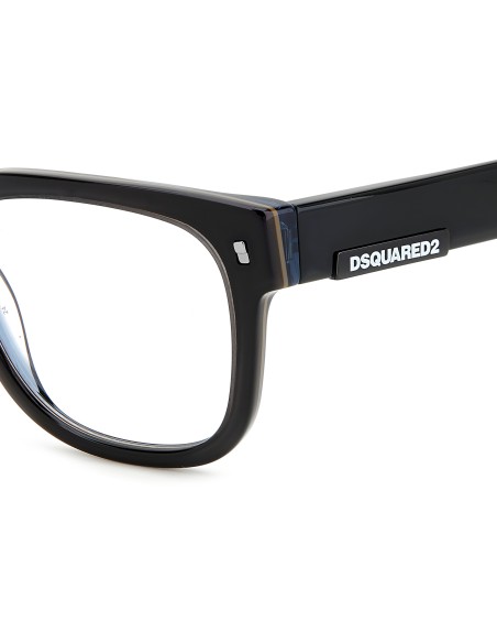 OPTICAL FRAMES DSQUARED - D2 0074 - GREY BLUE - 52
