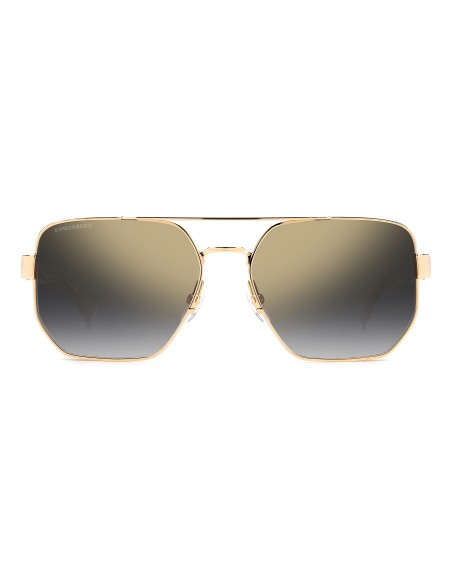 SUNGLASSES FRAMES DSQUARED - D2 0083/S - GOLD BLACK 2 - 58