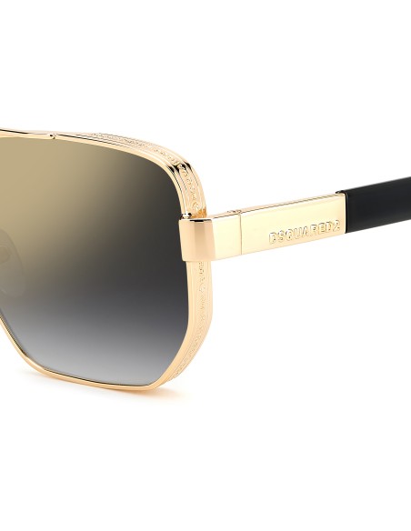 SUNGLASSES FRAMES DSQUARED - D2 0083/S - GOLD BLACK 2 - 58