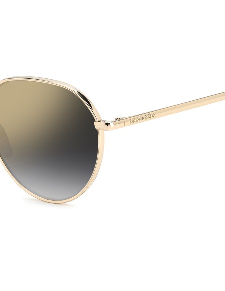 SUNGLASSES FRAMES DSQUARED - D2 0019/S - GOLD BROWN HORN - 52