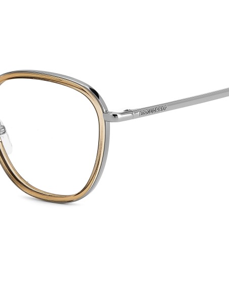 OPTICAL FRAMES DSQUARED - D2 0076 - BEIGE HORN - 49