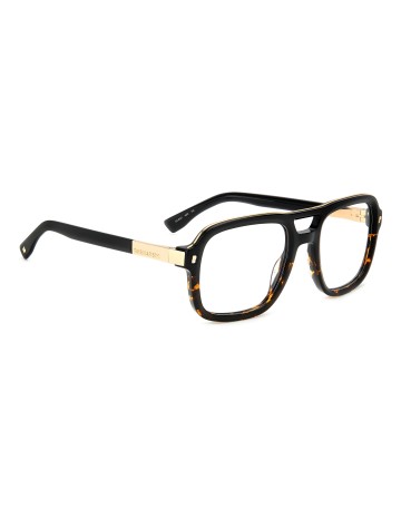 OPTICAL FRAMES DSQUARED - D2 0087 - BLACK HAVANA - 53 2