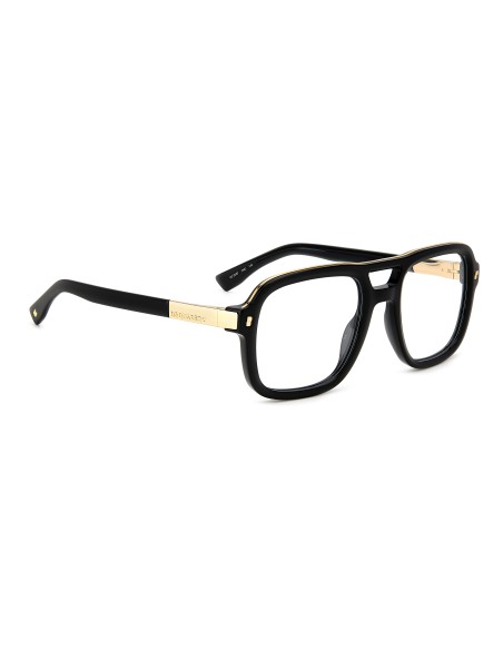 OPTICAL FRAMES DSQUARED - D2 0087 - BLACK GOLD - 53