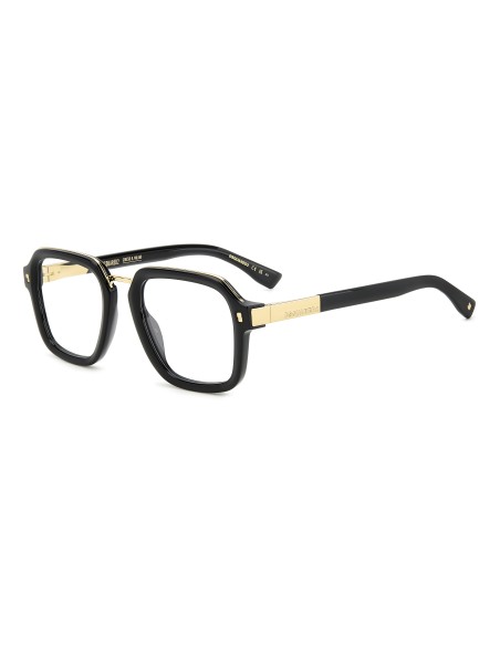 OPTICAL FRAMES DSQUARED - D2 0086 - BLACK GOLD - 50