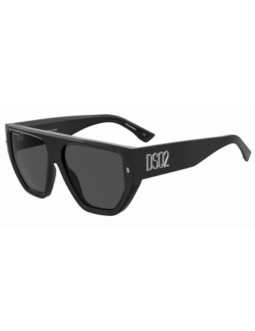 SUNGLASSES FRAMES DSQUARED - D2 0088/S - BLACK RUTHENIUM - 60