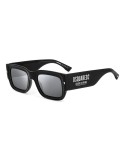 DSQUARED - D2 0089/S - BLACK PALLADIUM - 52