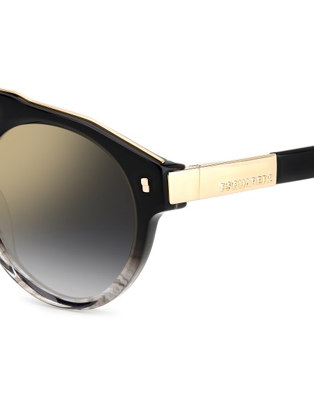 SUNGLASSES FRAMES DSQUARED - D2 0085/S - BLACK GREY HORN - 51