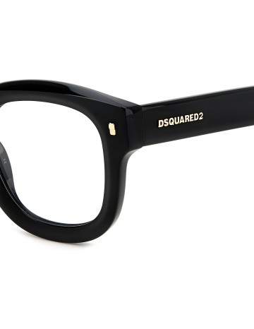 OPTICAL FRAMES DSQUARED - D2 0091 - BLACK GOLD - 48
