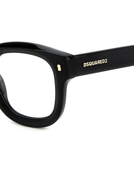 OPTICAL FRAMES DSQUARED - D2 0091 - BLACK GOLD - 48
