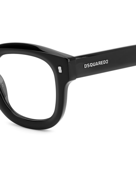 OPTICAL FRAMES DSQUARED - D2 0091 - BLACK RUTHENIUM - 48