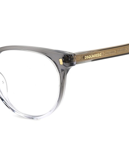 OPTICAL FRAMES DSQUARED - D2 0082 - GREY CRYSTAL - 52