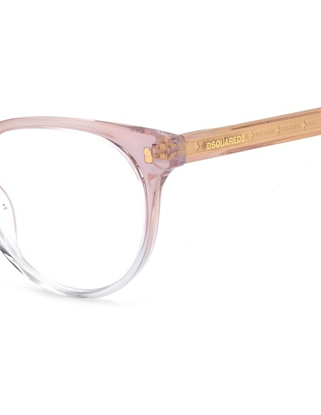 OPTICAL FRAMES DSQUARED - D2 0082 - PINK CRYSTAL - 52