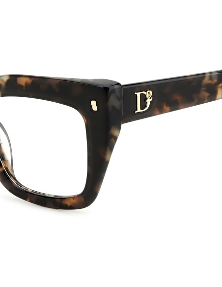 OPTICAL FRAMES DSQUARED - D2 0099 - GREY HAVANA - 47