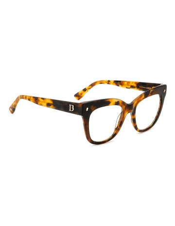 OPTICAL FRAMES DSQUARED - D2 0098 - BROWN HAVANA - 51 2