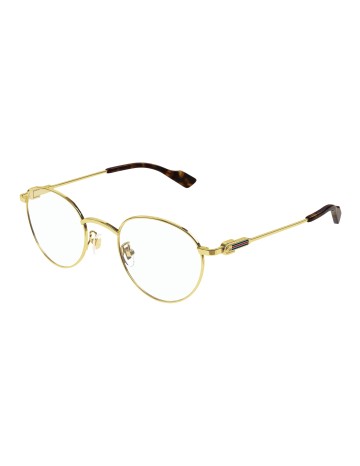 Gucci GG1222O oro / trasparente | Occhiali da vista | Isolani Boutique
