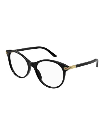 Gucci GG1450O nero / trasparente | Occhiali da vista | Isolani Boutique