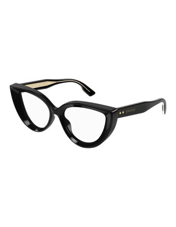Gucci GG1530O nero / trasparente | Occhiali da vista | Isolani Boutique