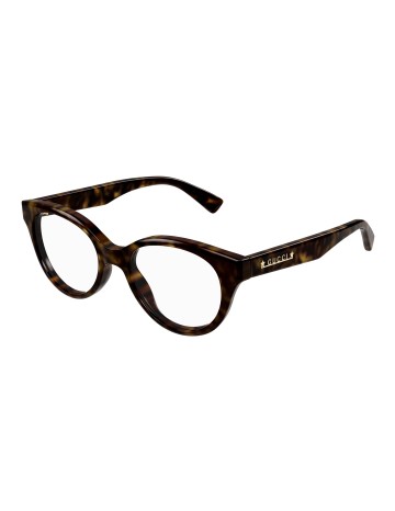 Gucci GG1590O tartarugato / trasparente 01 | Occhiali da vista | Isolani Boutique